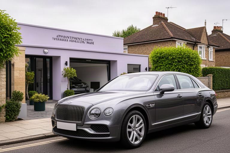 Clean premium vehicle outside a discreet detailing studio on Field End Road in Ealing